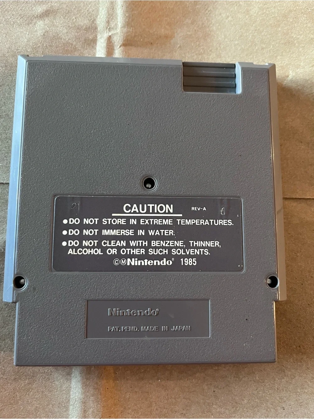 Nintendo Super Mario Bros. 2 NES Cartridge - Gray with Colorful Label